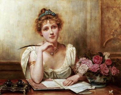 George Goodwin Kilburne - The Letter