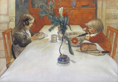 Carl Larsson - The Evening Meal