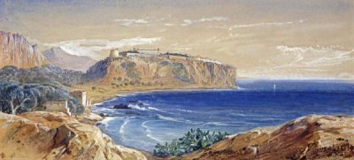 Edward Lear - Monaco From Cap D'ail