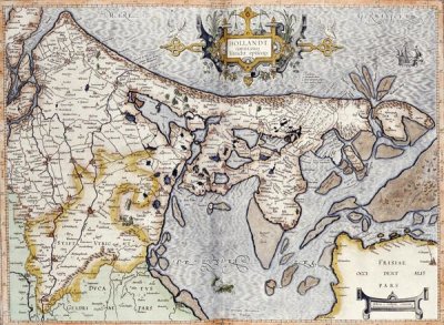 Rumold Mercator - Map of Holland