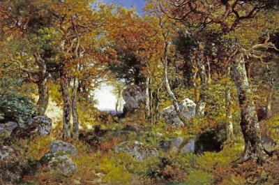 Thomas Moran - The Woodland Pool