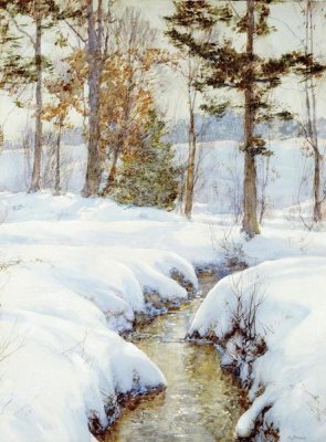 Walter Launt Palmer - Snowladen Brook