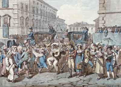 Bartolomeo Pinelli - Carnevale a Roma