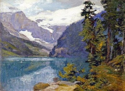 Edward Henry Potthast - Lake Louise, British Columbia