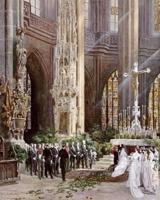 Wilhelm Ritter - A Wedding, Jacobi Church, Nuremberg