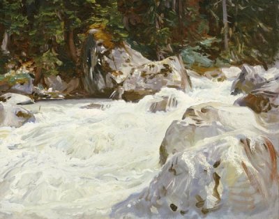 John Singer Sargent - A Torrent in Norway