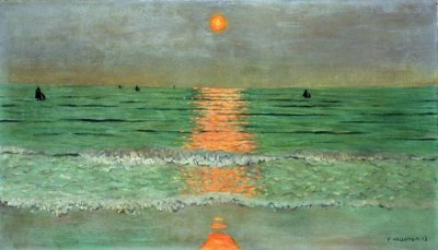 Felix Vallotton - Sunset. Coucher De Soleil