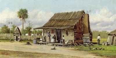 William Aiken Walker - Cabin Scene