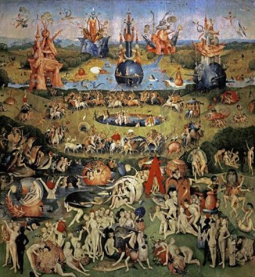 Hieronymus Bosch - The Garden of Earthly Delights (Center Panel)