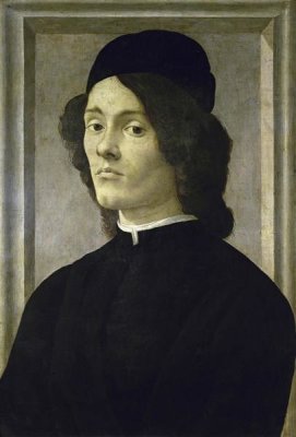 Sandro Botticelli - Portrait of a Manlate