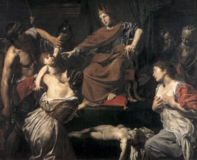 Jean Valentin de Boulogne - Judgement of Solomon