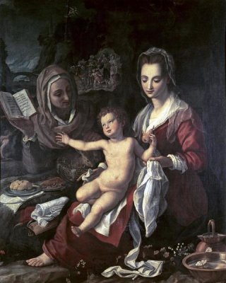 Agnolo Bronzino - Holy Family
