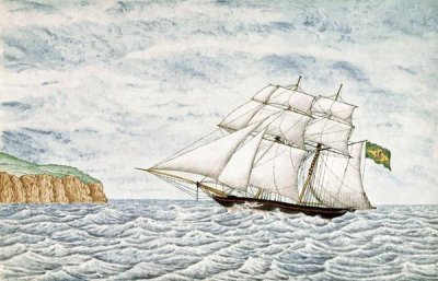 William Buck - Slave Schooner "Saphria" Off N. Point, St. Helena