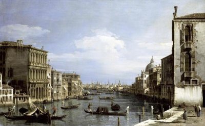Canaletto - Grand Canal, Venice From Camp0 Di San Vio