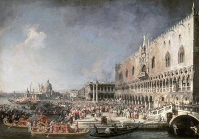 Canaletto - Reception of French Ambassador In Venice