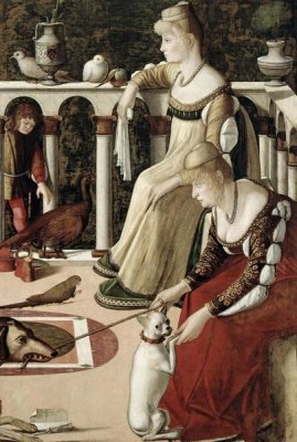 Vittore Carpaccio - Two Venetian Ladies - The Courtesans