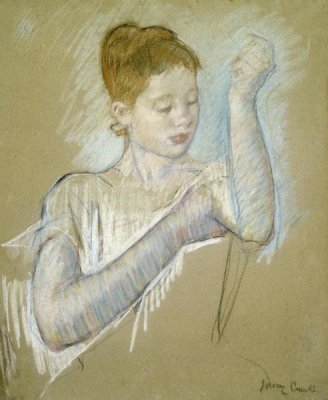 Mary Cassatt - The Long Gloves