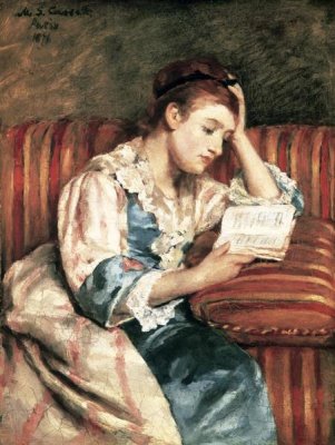 Mary Cassatt - Young Woman Reading