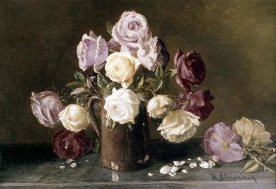 Benjamin Champney - Roses