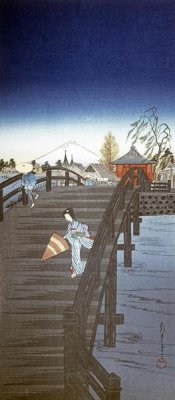 Chowka - Japanese Print (Yedo River In Tokyo)