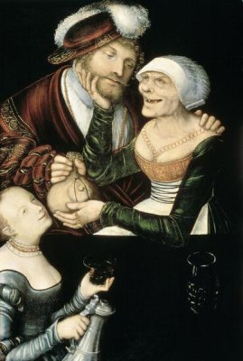 Lucas Cranach - A Procuress