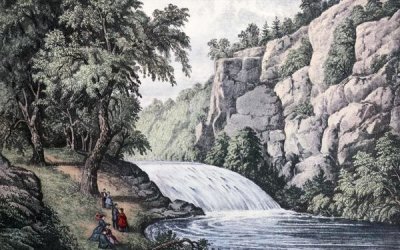 Currier and Ives - Tallulah Falls, Georgia