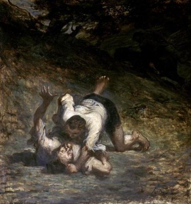 Honore Daumier - Thief and The Ass