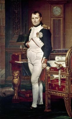 Jacques-Louis David - Napoleon In His Study