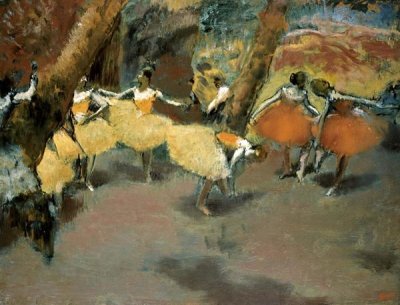 Edgar Degas - Before the Performance