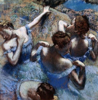 Edgar Degas - Blue Dancers (Les Danseuses Bleues)