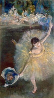 Edgar Degas - End of the Arabesque, c. 1877