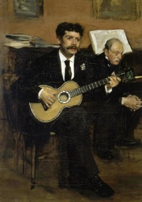 Edgar Degas - Lorenzo Pagans and Auguste De Gas
