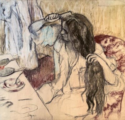 Edgar Degas - Woman at her Toilette