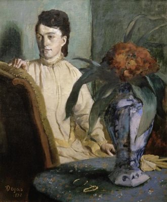 Edgar Degas - Woman with Porcelain Vase