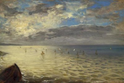Eugene Delacroix - The Dieppe Sea