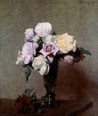 Henri Fantin-Latour - Vase of Flowers