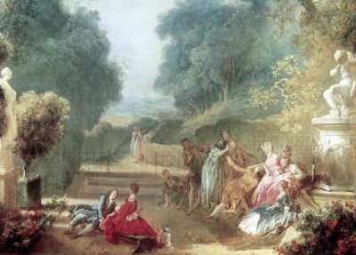 Jean Honore Fragonard - A Game of Hot Cockles