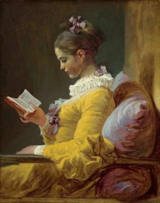 Jean Honore Fragonard - Young Girl Reading