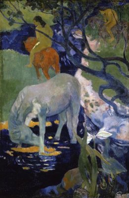 Paul Gauguin - The White Horse (Le Cheval Blanc)