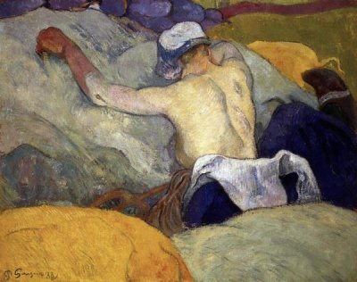 Paul Gauguin - Woman in the Hay (Femme dans le Foin)