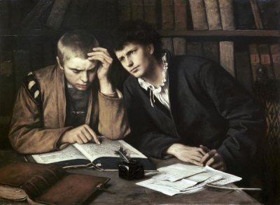 Eduard von Gebhardt - Students