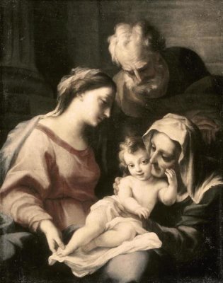 Luca Giordano - Holy Family