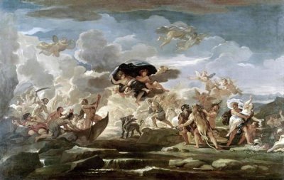 Luca Giordano - Scene With The Rape of Proserpine