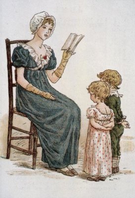 Kate Greenaway - July Kate Greenaway's Almanac For 1895