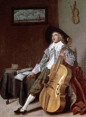 Dirck Hals - Cello Player