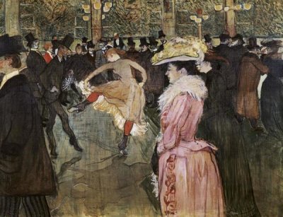 Henri Toulouse-Lautrec - At the Moulin Rouge: The Dance