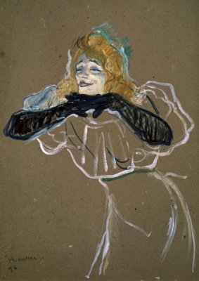 Henri Toulouse-Lautrec - La Chanteuse: Yvette Gilbert