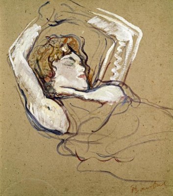 Henri Toulouse-Lautrec - Woman Sleeping on the Back