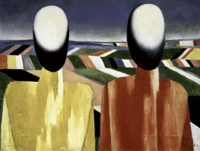 Kazimir Malevich - Two Farmers