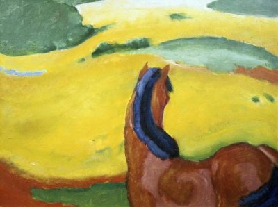 Franz Marc - Horse in the Landscape